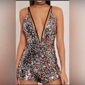 PrettyLittleThing Sparkling Black Attire